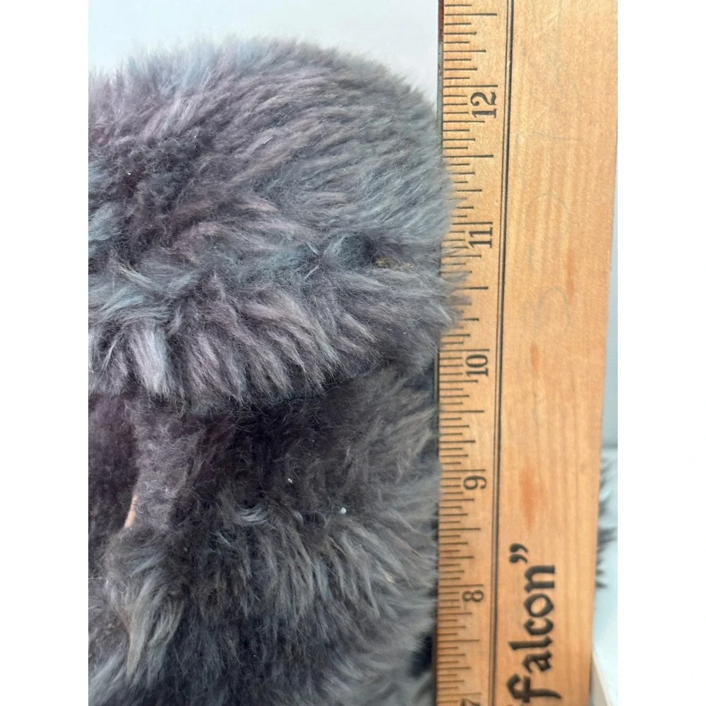 Vintage Dakin Nature Babies Pom Pom Poodle Grey Plush Stuffed Animal 31-1784 NWT
